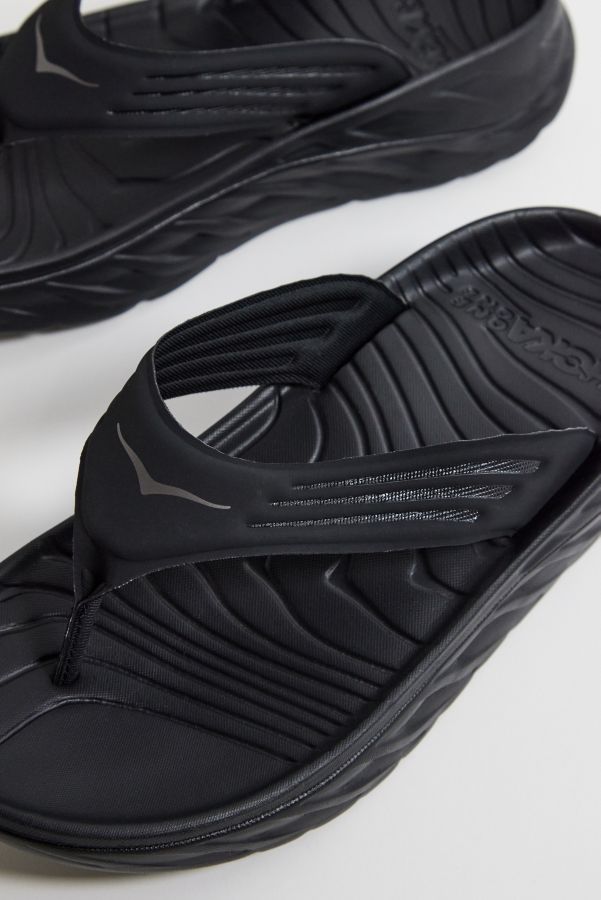 Vista de diapositivas: 3: Sandalias HOKA Ora Recovery Flip Negro