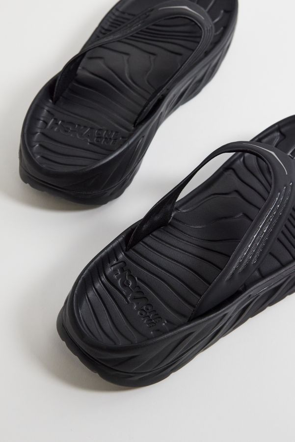 Vista de diapositivas: 4: Sandalias HOKA Ora Recovery Flip Negro