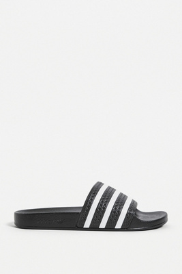 black sliders adidas