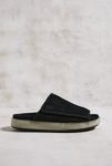 Thumbnail View 4: Clarks Originals Overleigh Black Suede Slides