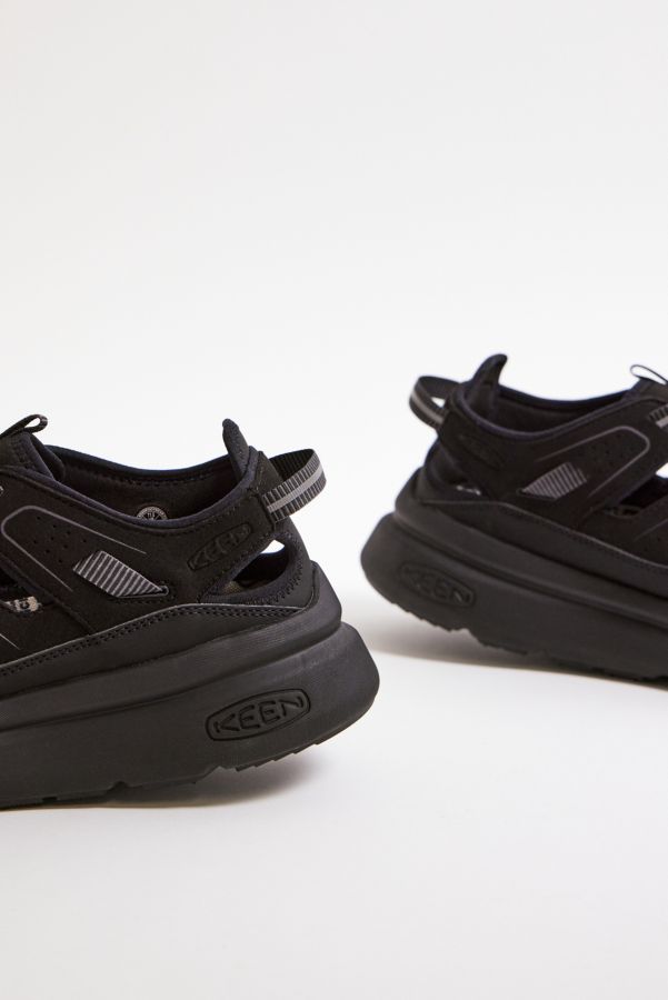 Slide View: 5: KEEN WK450 Black Walking Sandals