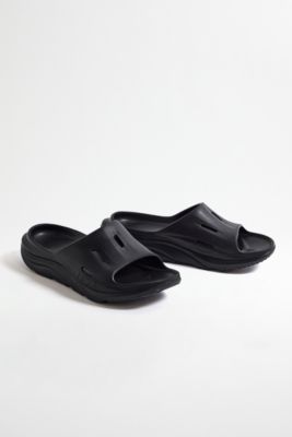 HOKA Black Ora Recovery Slide 3 Sandalias