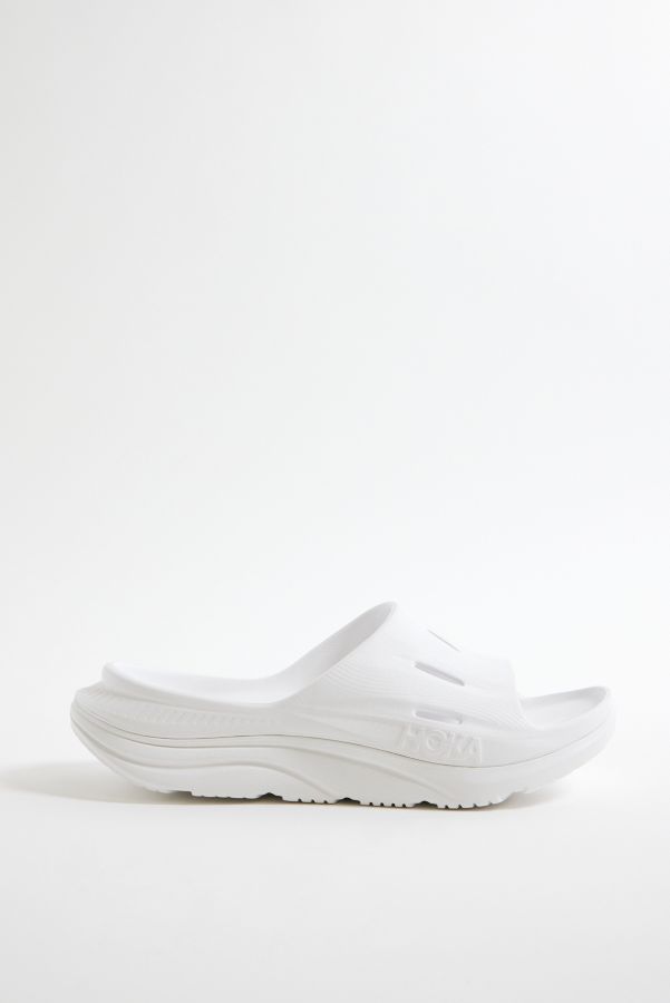 Vista de diapositivas: 3: HOKA Sandalias White Ora Recovery Slide 3