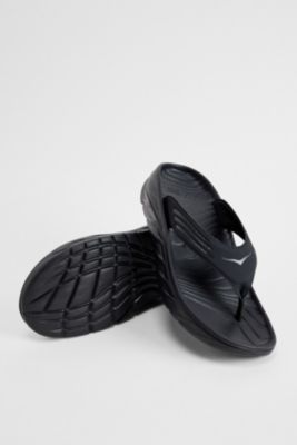 HOKA Black Ora Recovery Flip Flops