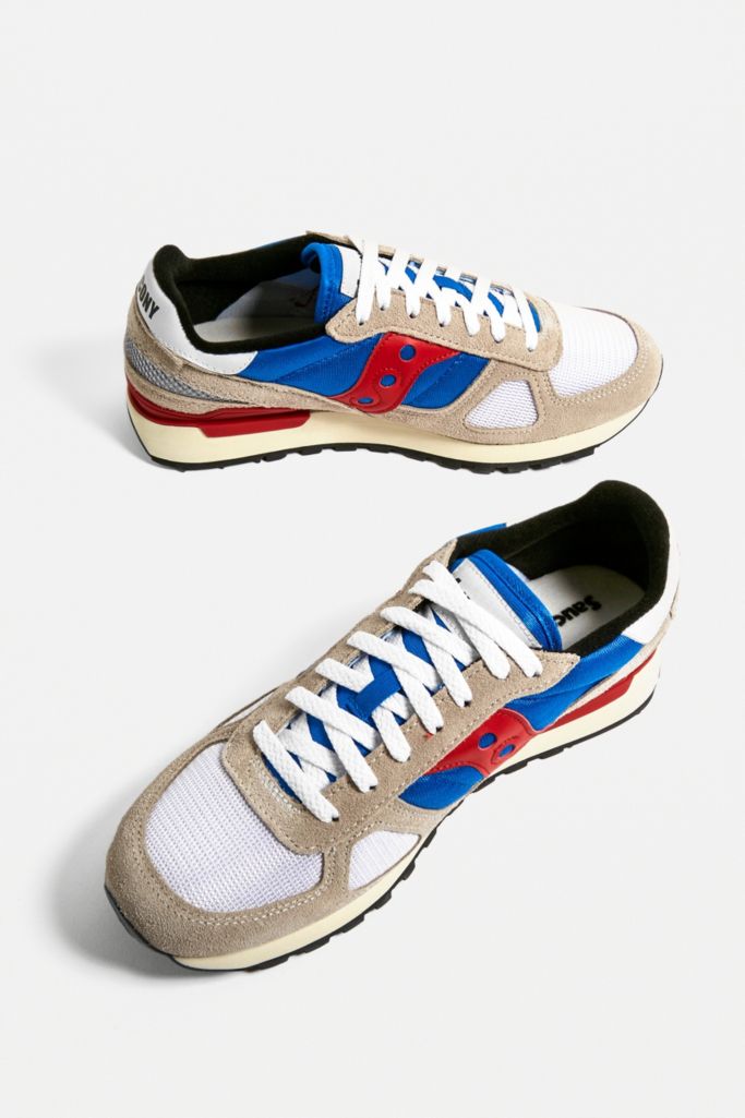 Saucony Shadow 5000 Grey and Blue Trainers | Urban Outfitters UK