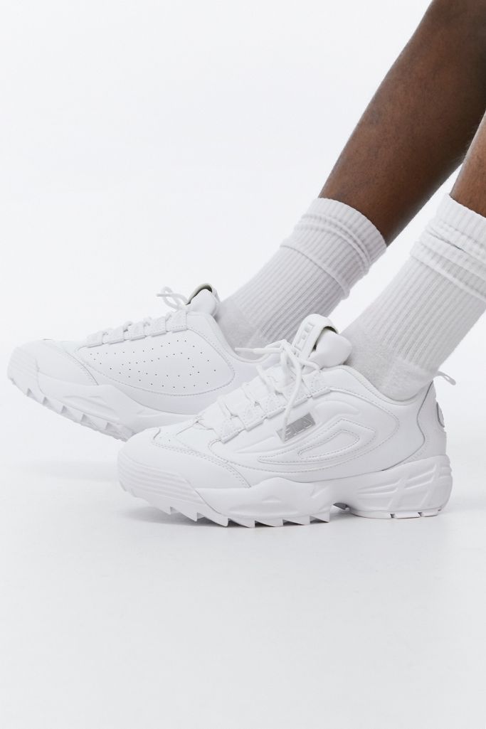 fila disruptor 2 premium women's white