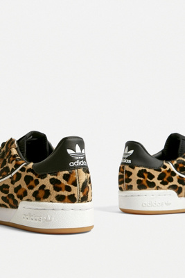 adidas continental 80 leopard
