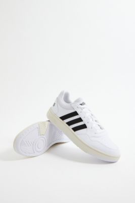 adidas Blanc & Noir Hoops 3.0 Baskets Basses