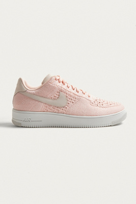 pink flyknit air force