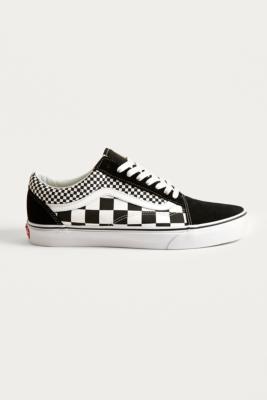 multi checkered vans