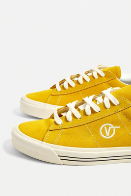 yellow slide on vans