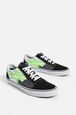 vans black flame