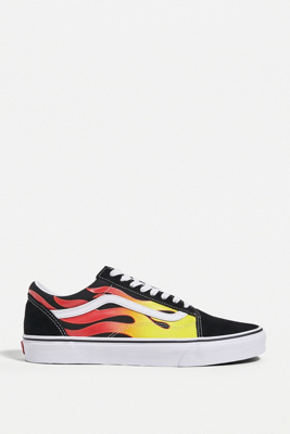 vans flame trainers