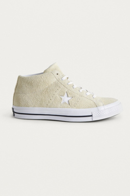 converse jaune daim