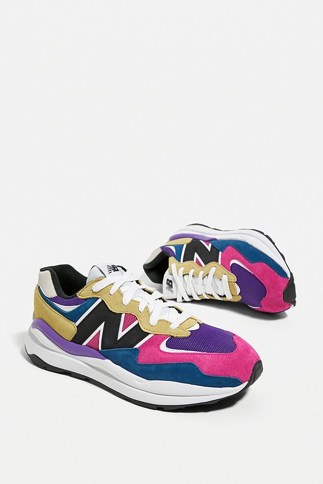 New Balance 57/40 Pink Multi Trainers New Balance 57/40 Pink Multi Trainers