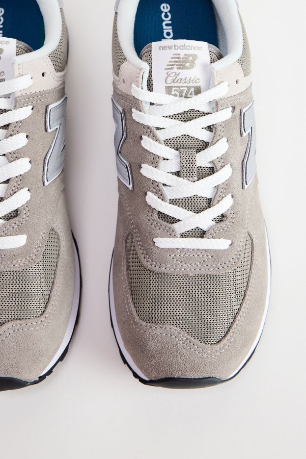 Slide View: 5: New Balance Grey 574 Trainers