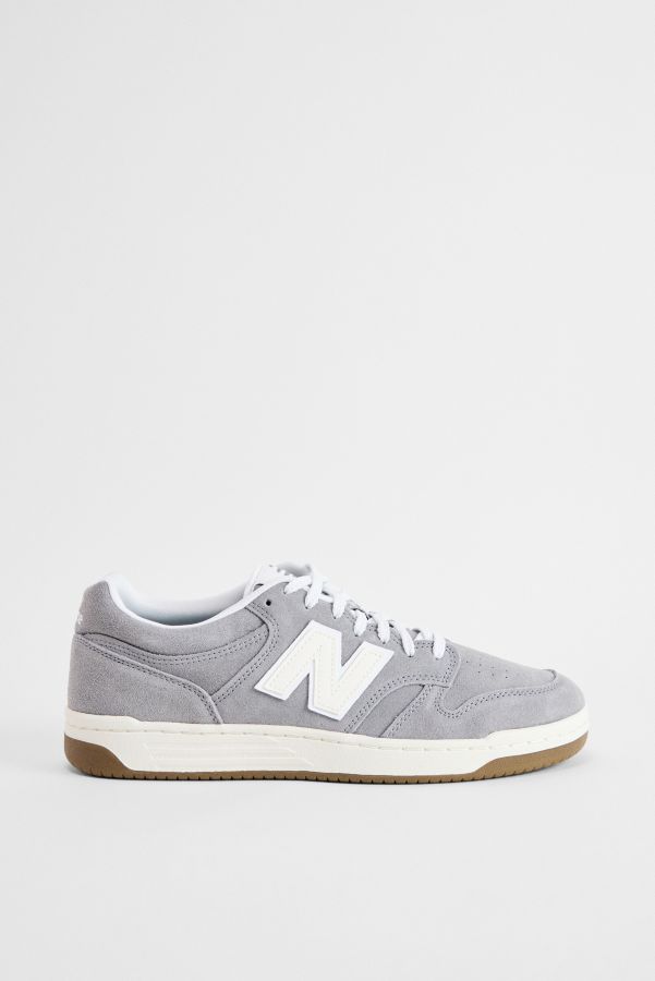 Slide View: 1: New Balance Schiefergrau 480 Turnschuhe