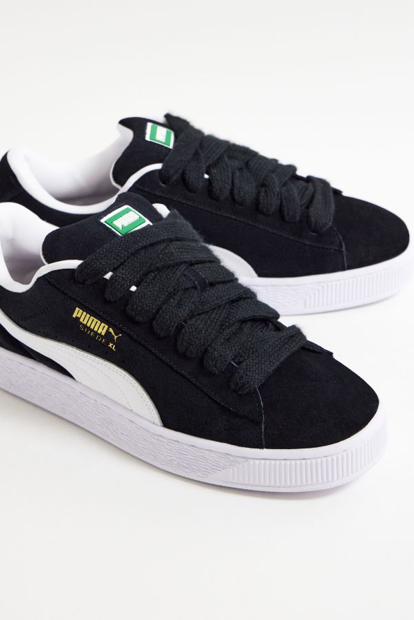 Slide View: 3: Puma Schwarz Wildleder XL Turnschuhe