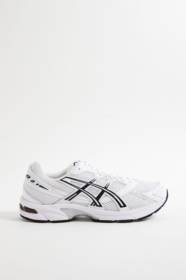 Slide View: 2: Asics White & Black Gel 1130 Trainers