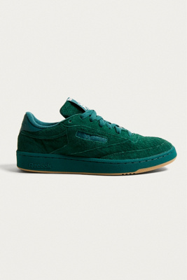 green suede reebok