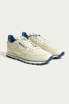 reebok classic cream and blue