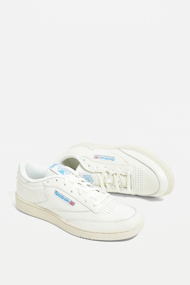 Reebok Club C 85 Chalk & Blue Trainers | Urban Outfitters UK