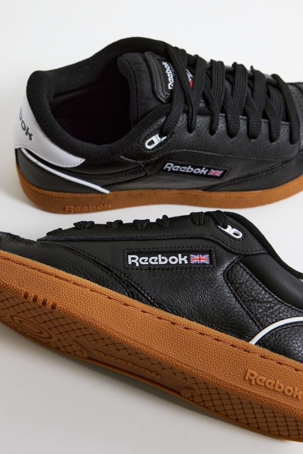 Vista diapositiva: 5: Reebok Scarpe da ginnastica Gum Sole Club C Bulc nere