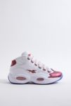 Thumbnail View 1: Reebok Question White & Red Mid Trainers