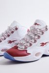 Thumbnail View 4: Reebok Question White & Red Mid Trainers