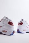 Thumbnail View 5: Reebok Question White & Red Mid Trainers