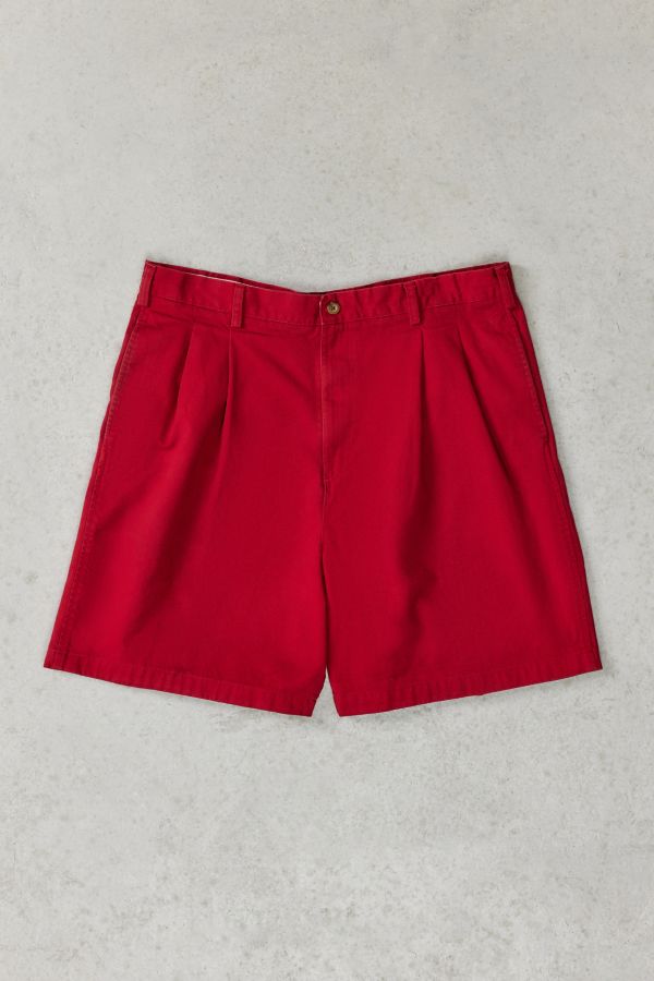 Slide View: 1: Urban Renewal One-Of-A-Kind Ralph Lauren Red Chino Shorts