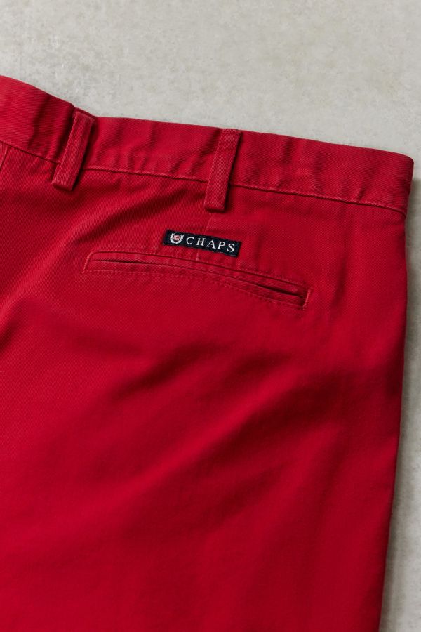 Slide View: 2: Urban Renewal One-Of-A-Kind Ralph Lauren Red Chino Shorts