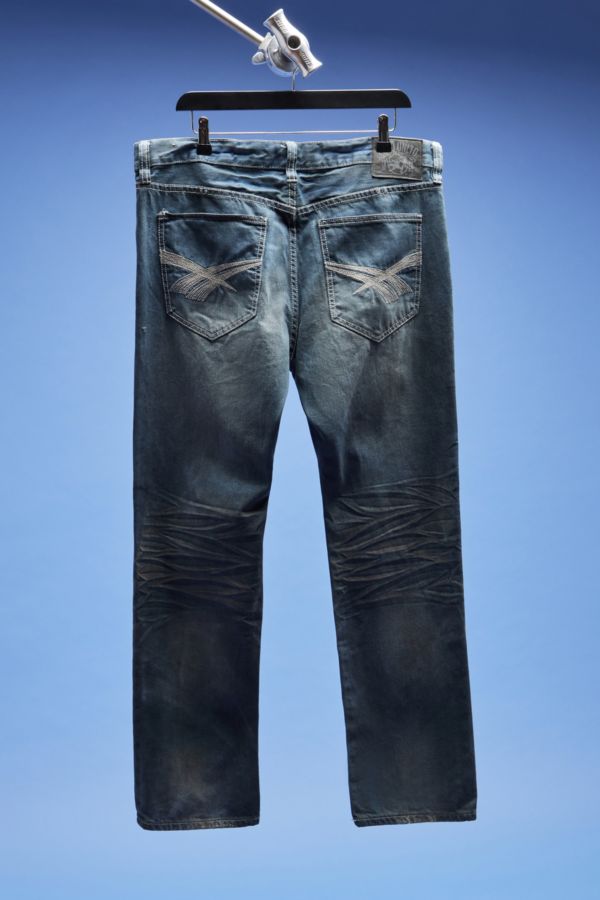 Slide View: 4: Urban Renewal One-Of-A-Kind Ecko Unltd. Slim-Fit Jeans