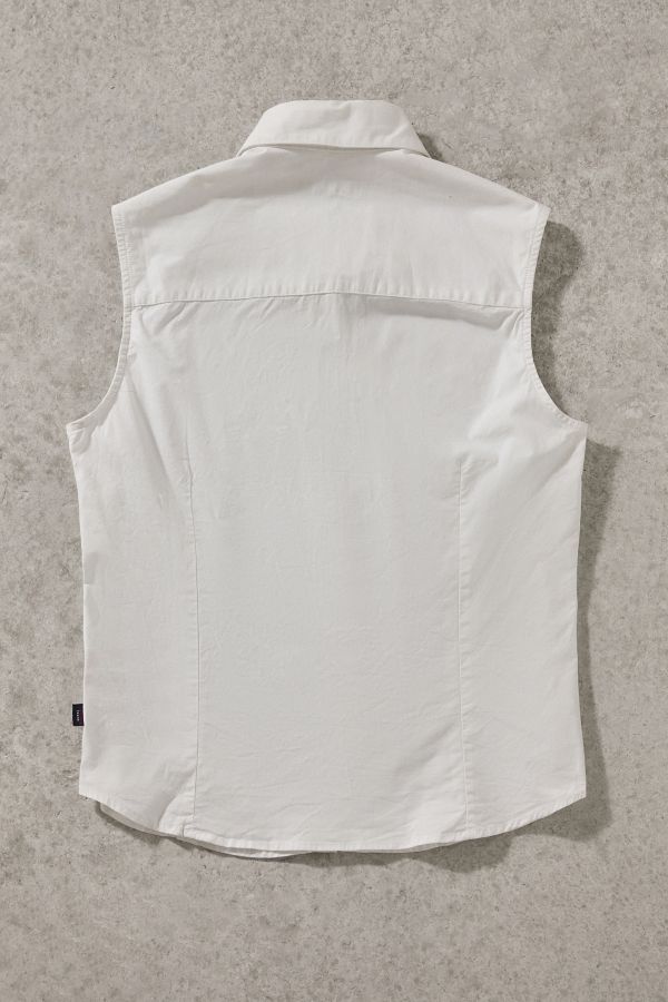 Slide View: 3: Urban Renewal One-Of-A-Kind Tommy Jeans Plain Sleeveless Shirt