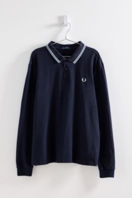 Urban Renewal One-Of-A-Kind Fred Perry Long Sleeve Polo Shirt