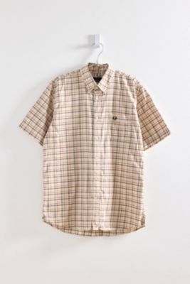 Urban Renewal One-Of-A-Kind Fred Perry Short Sleeve Check Shirt