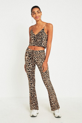 urban outfitters leopard jeans