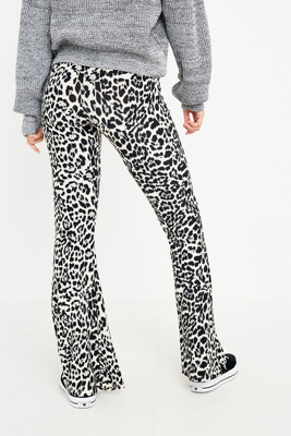 leopard print trousers urban outfitters