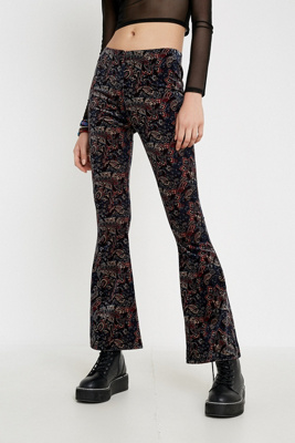 Urban Renewal Remnants Velvet Rib Flare Pant