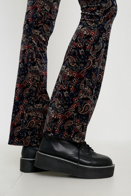 urban outfitters velvet flares