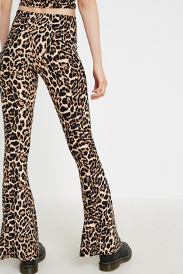 leopard print trousers urban outfitters