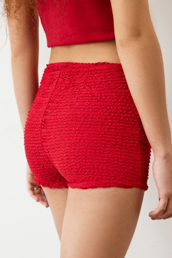 Slide View: 4: Archive At UO Red Lace Bloomer Shorts