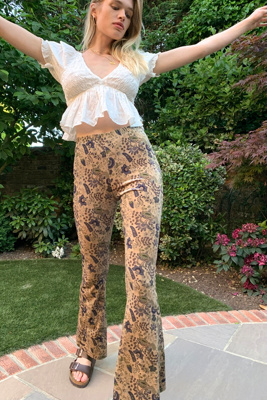 urban outfitters velvet flares