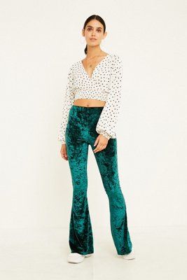 urban outfitters velvet flares