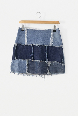 long blue jean skirts urban outfitters