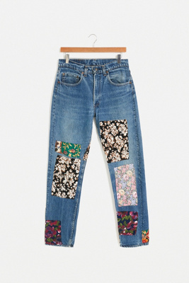 patchwork jeans urban outfitters