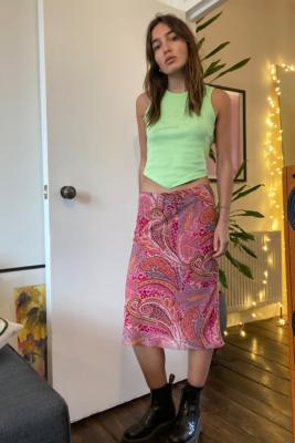 pink skirt urban outfitters