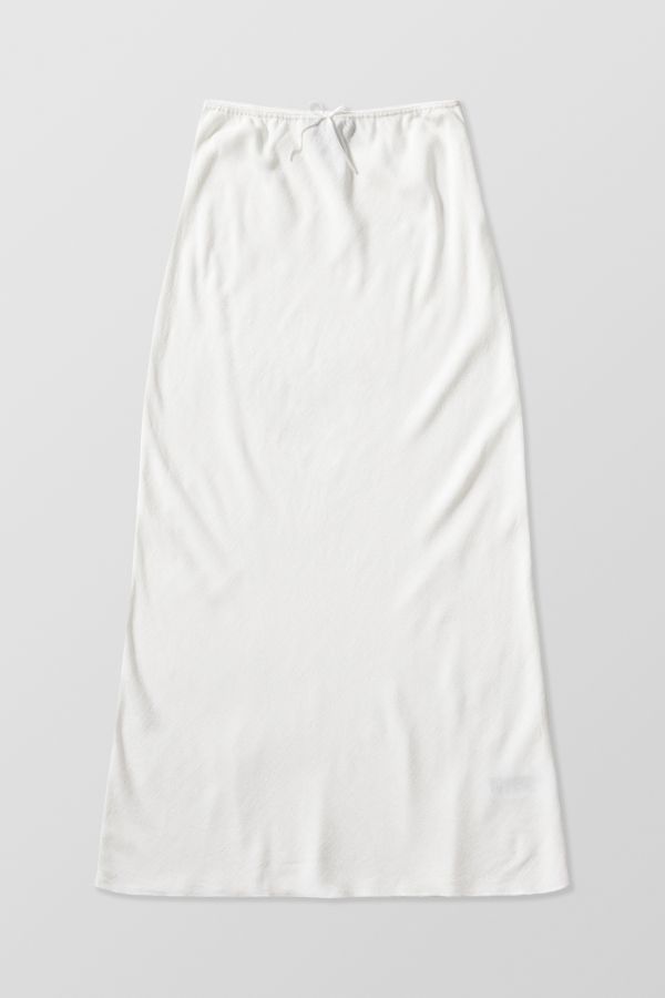 Slide View: 12: Archive At UO Lizzie White Linen Maxi Skirt