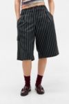 Thumbnail View 1: Archive Chez UO Shorts Taille Basse à Rayures Noires