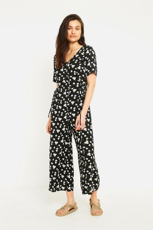 Urban Renewal Vintage Remnants Ditsy Daisy Jumpsuit | Urban Outfitters UK